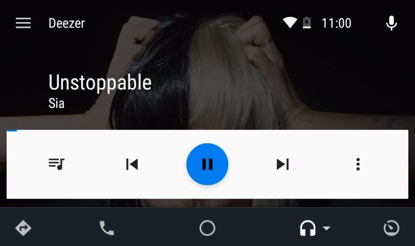 Player Sia - Android Auto